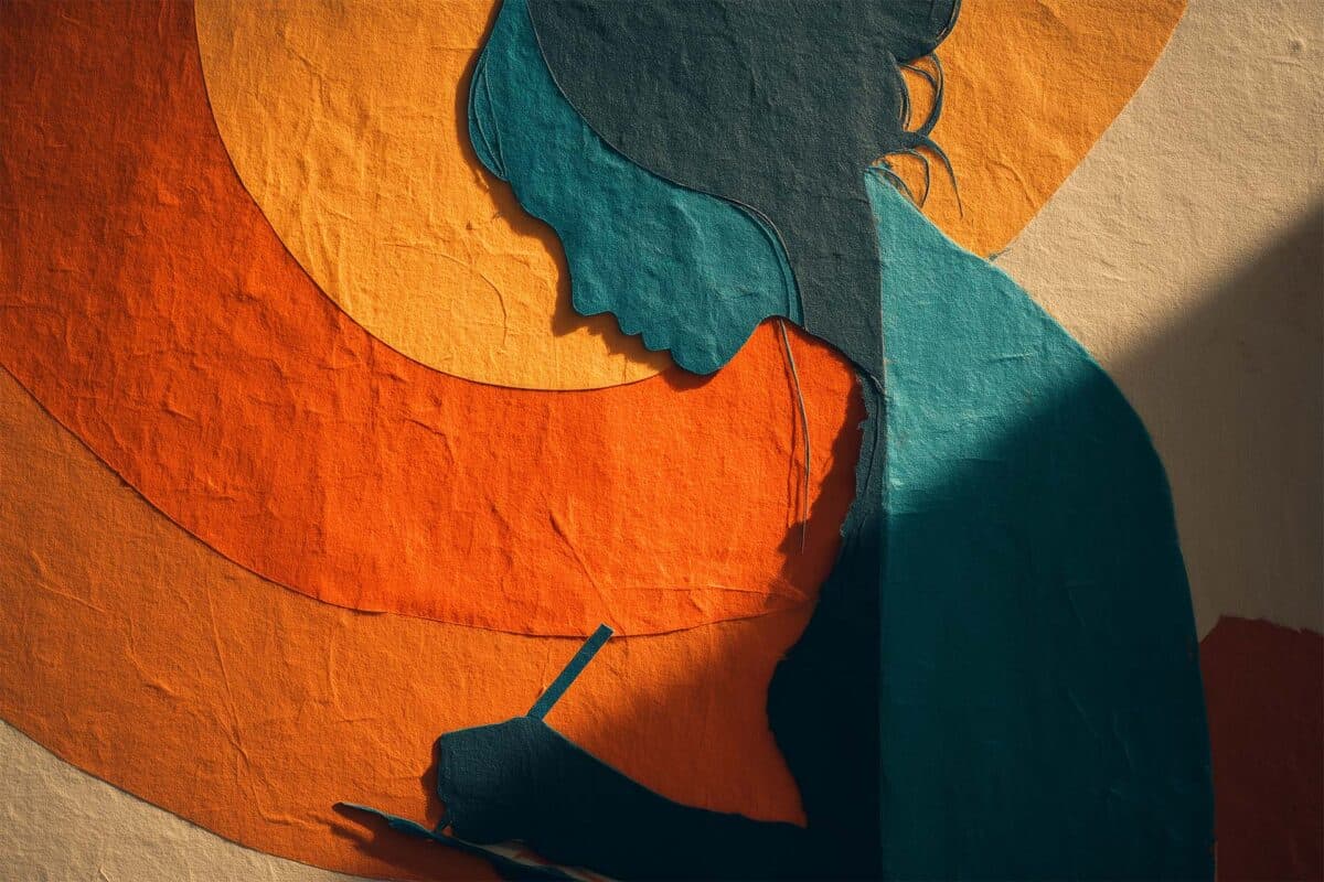 What matters is that someone signs, not necessarily who. Woman signing her name with a pen, shown in profile.