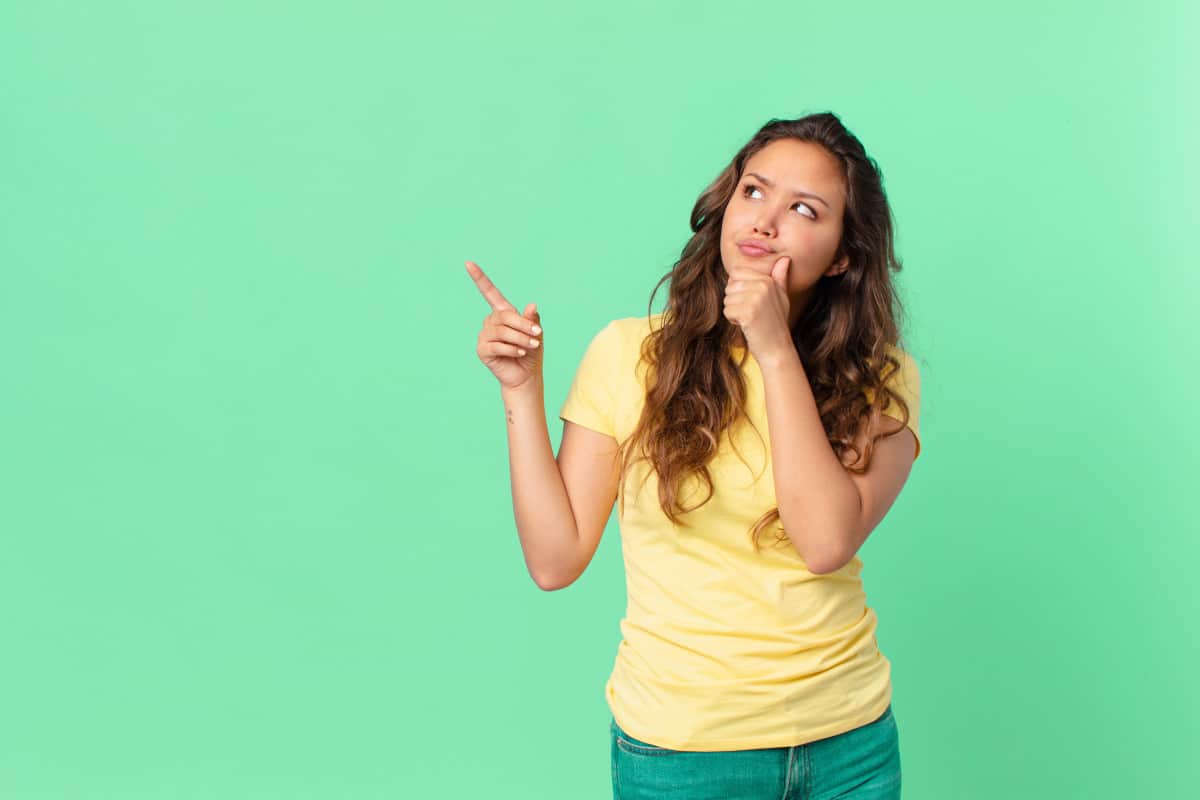 Young woman doubting her name change, thinking of changing back to her maiden name